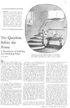 Better Homes & Gardens February 1932 Magazine Article: The Question Before the House