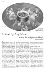 Better Homes & Gardens February 1932 Magazine Article: A Stew by Any Name