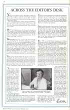 Better Homes & Gardens February 1932 Magazine Article: ACROSS THE EDITOR'S DESK