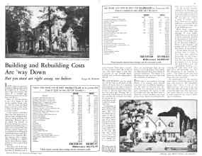 Better Homes & Gardens February 1932 Magazine Article: Building and Rebuilding Costs Are 'way Down But you must act right away, we believe