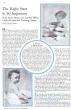 Better Homes & Gardens March 1932 Magazine Article: The Right Start Is SO Important