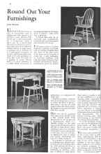 Better Homes & Gardens March 1932 Magazine Article: Round Out Your Furnishings