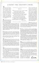 Better Homes & Gardens March 1932 Magazine Article: ACROSS THE EDITOR'S DESK