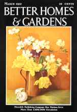 Better Homes & Gardens March 1932 Magazine Cover