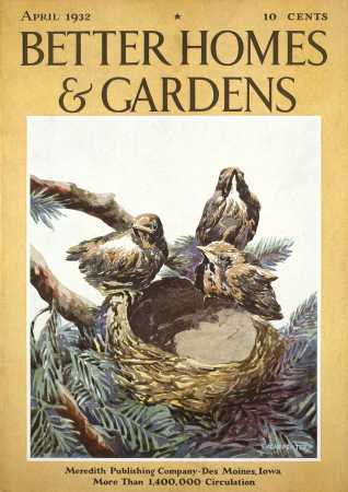Better Homes & Gardens April 1932 Magazine Cover