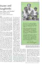 Better Homes & Gardens April 1932 Magazine Article: Poems and Songbooks