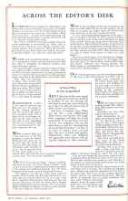 Better Homes & Gardens April 1932 Magazine Article: ACROSS THE EDITOR'S DESK