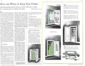 Better Homes & Gardens April 1932 Magazine Article: How and Where to Keep Your Clothes
