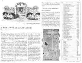 Better Homes & Gardens April 1932 Magazine Article: A Dirt Garden or a Fan's Garden?