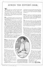 Better Homes & Gardens May 1932 Magazine Article: ACROSS THE EDITOR'S DESK