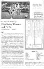 Better Homes & Gardens May 1932 Magazine Article: Combining Pleasure and Profit