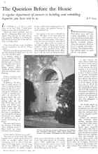 Better Homes & Gardens May 1932 Magazine Article: The Question Before the House