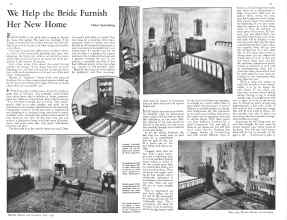 Better Homes & Gardens May 1932 Magazine Article: We Help the Bride Furnish Her New Home