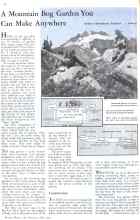Better Homes & Gardens June 1932 Magazine Article: A Mountain Bog Garden You Can Make Anywhere