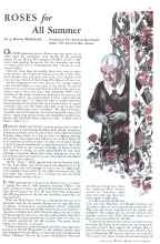 Better Homes & Gardens June 1932 Magazine Article: ROSES for All Summer