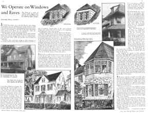 Better Homes & Gardens June 1932 Magazine Article: We Operate on Windows and Eaves