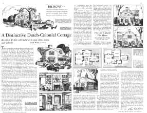 Better Homes & Gardens June 1932 Magazine Article: A Distinctive Dutch-Colonial Cottage
