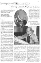 Better Homes & Gardens July 1932 Magazine Article: Dancing Lessons? YES, Says Miss Lyndall Drawing Lessons? NO, Says Mr. Darling