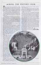 Better Homes & Gardens September 1932 Magazine Article: ACROSS THE EDITOR'S DESK
