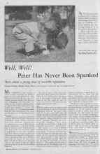 Better Homes & Gardens September 1932 Magazine Article: Well, Well! Peter Has Never Been Spanked