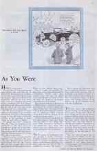Better Homes & Gardens October 1932 Magazine Article: As You Were