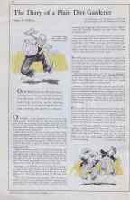 Better Homes & Gardens October 1932 Magazine Article: The Diary of a Plain Dirt Gardener