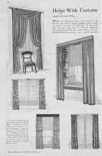 Better Homes & Gardens October 1932 Magazine Article: Helps With Curtains