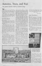 Better Homes & Gardens October 1932 Magazine Article: Autumn, Trees, and Fun