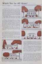 Better Homes & Gardens October 1932 Magazine Article: Which Tree for MY Home?