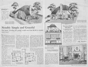 Better Homes & Gardens October 1932 Magazine Article: Notably Simple and Graceful