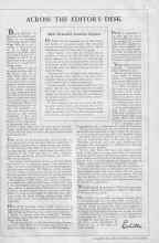 Better Homes & Gardens November 1932 Magazine Article: ACROSS THE EDITOR'S DESK