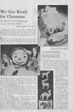 Better Homes & Gardens November 1932 Magazine Article: We Get Ready for Christmas