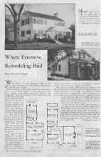 Better Homes & Gardens November 1932 Magazine Article: Where Extensive Remodeling Paid