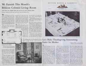 Better Homes & Gardens November 1932 Magazine Article: Page 6