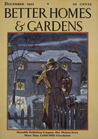 Better Homes & Gardens December 1932 Magazine Cover
