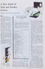 Better Homes & Gardens January 1933 Magazine Article: A New Kind of Yard and Garden Contest
