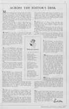Better Homes & Gardens February 1933 Magazine Article: ACROSS THE EDITOR'S DESK