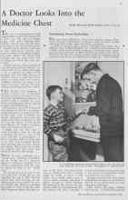 Better Homes & Gardens February 1933 Magazine Article: A Doctor Looks Into the Medicine Chest