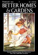Better Homes & Gardens February 1933 Magazine Cover