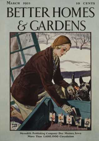 Better Homes & Gardens March 1933 Magazine Cover