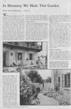 Better Homes & Gardens March 1933 Magazine Article: In Monterey We Made This Garden