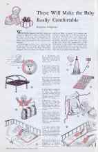Better Homes & Gardens March 1933 Magazine Article: These Will Make the Baby Really Comfortable