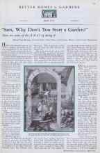 Better Homes & Gardens April 1933 Magazine Article: 