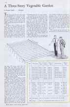 Better Homes & Gardens April 1933 Magazine Article: A Three-Story Vegetable Garden
