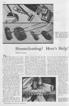 Better Homes & Gardens April 1933 Magazine Article: Housecleaning? Here's Help!