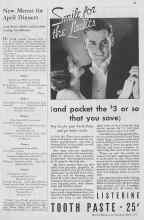 Better Homes & Gardens April 1933 Magazine Article: New Menus for April Dinners