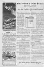 Better Homes & Gardens April 1933 Magazine Article: Your Home Service Bureau