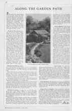Better Homes & Gardens April 1933 Magazine Article: ALONG THE GARDEN PATH