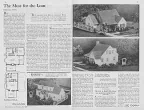 Better Homes & Gardens April 1933 Magazine Article: The Most for the Least