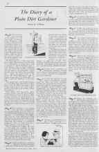 Better Homes & Gardens May 1933 Magazine Article: The Diary of a Plain Dirt Gardener
